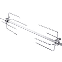 4W Stainless Steel Rotisserie BBQ Grill Roaster Spit Rod BBQ Tools Set Camping Charcoal Kits