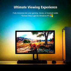 Smart PC RGB Monitor Sync Light LED Strip with Controller