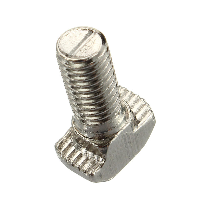 10Pcs M5 20 T-Bolt Carbon Steel European Standard Screws