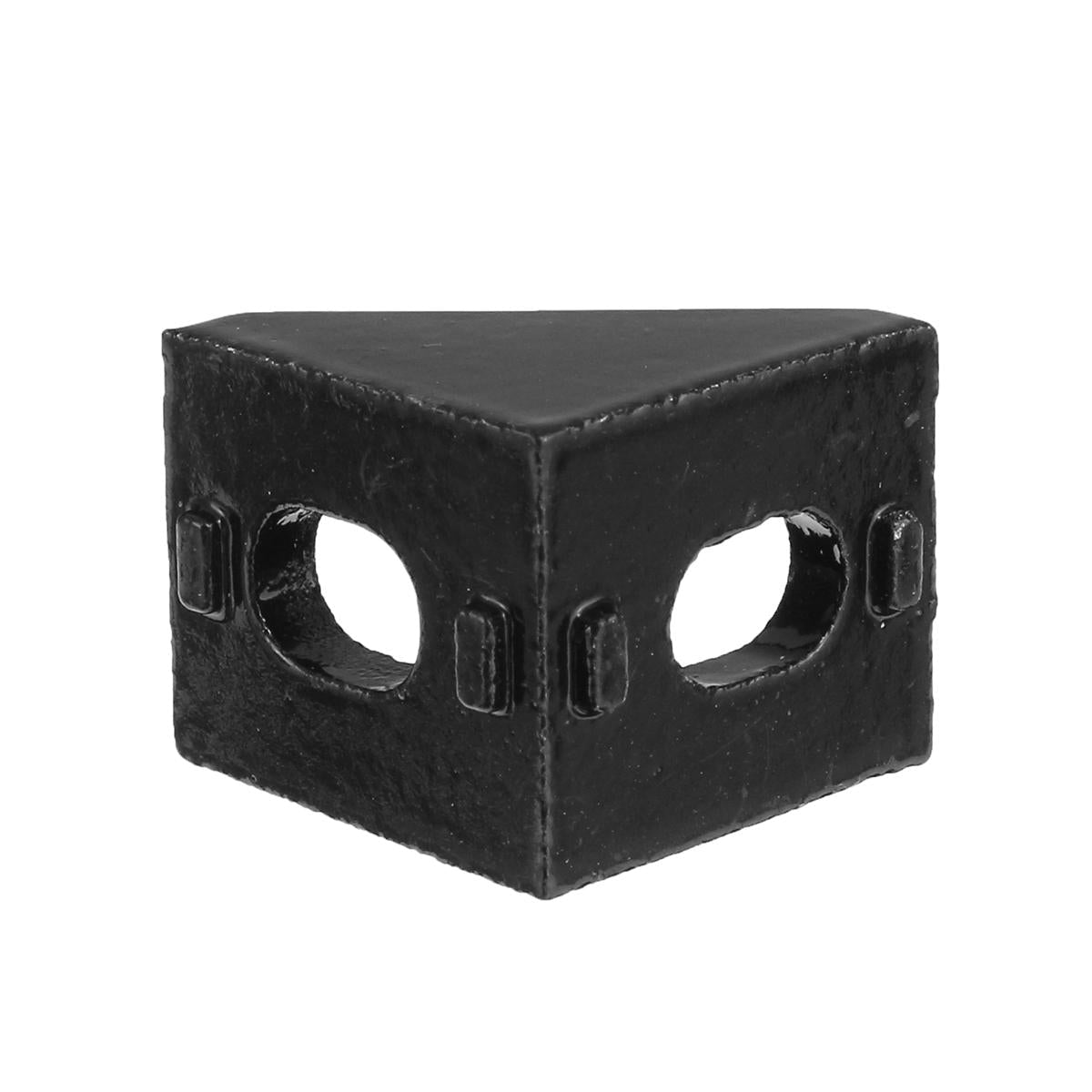 10Pcs 2020 Black Aluminium Angle Corner Joint 2020 Series Aluminum Extrusion 20x20mm Right Angle Bracket Furniture Fittings