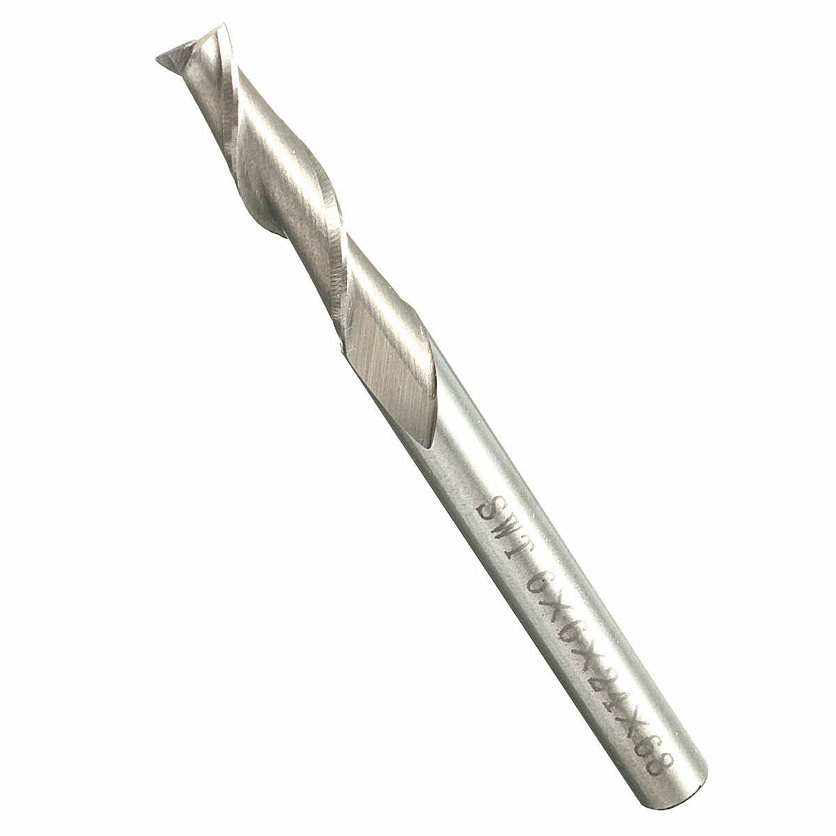 10pcs 6mm 2 Flute End Mill Cutter Spiral Drill Bit Milling CNC Tool