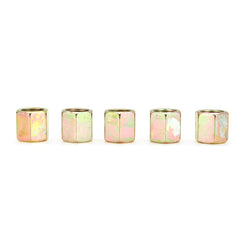 5Pcs 3/16" Copper Brake Line Pipe Fittings Female End Union Metric Nuts M10 x 1mm