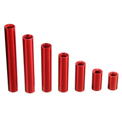 M3AR1 M3 Aluminum Alloy Standoff Studs 8-35mm Red Round PCB Board Spacers Standoffs 10pcs
