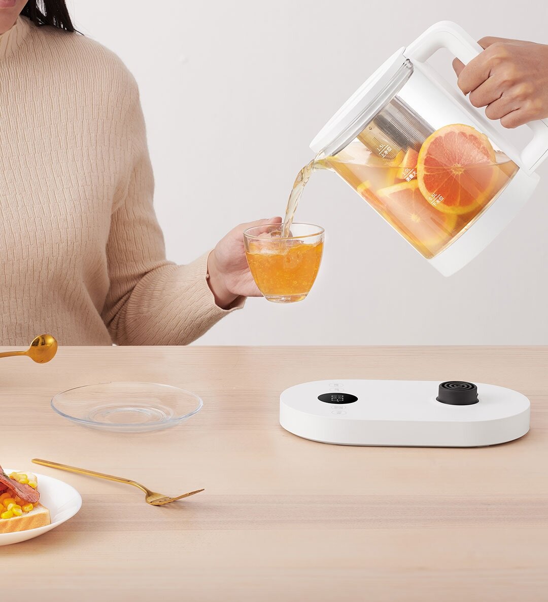 Intelligent Electric Kettle Remote Control Heat Preservation-AU Plug