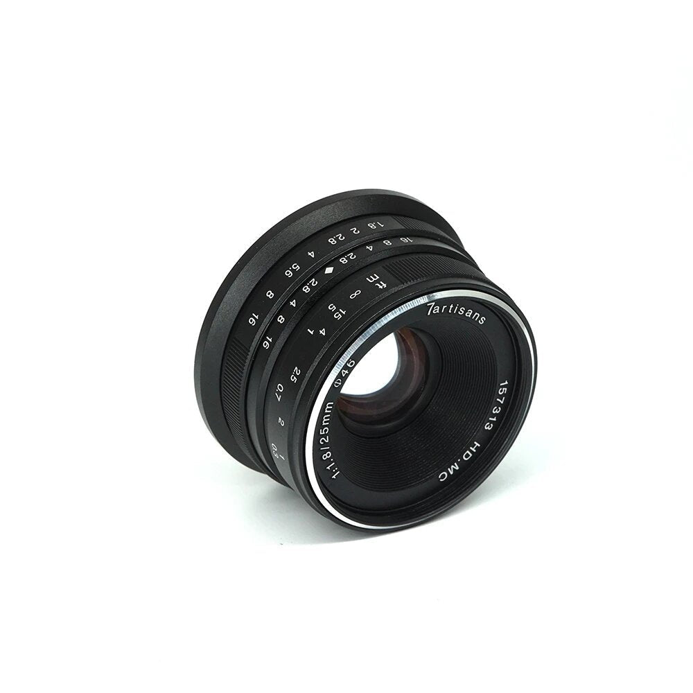 25mm F1.8 Prime Lens for Sony E Mount for Fujifilm for Canon EOS-M Mout Micro 4/3 Cameras A7 A7II A7R for Panasonic for OLYMPUS epm1
