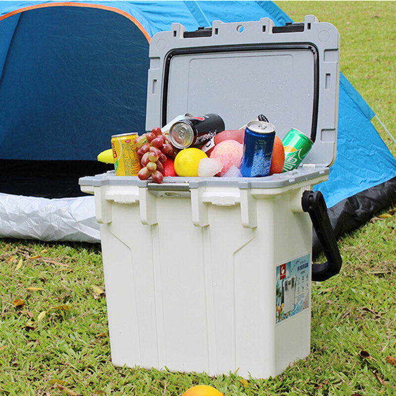 20L Portable Dual-use Thermal Insulation Case Vehicle Food Cooler Box For Outdoor Fishing Camping Picnic