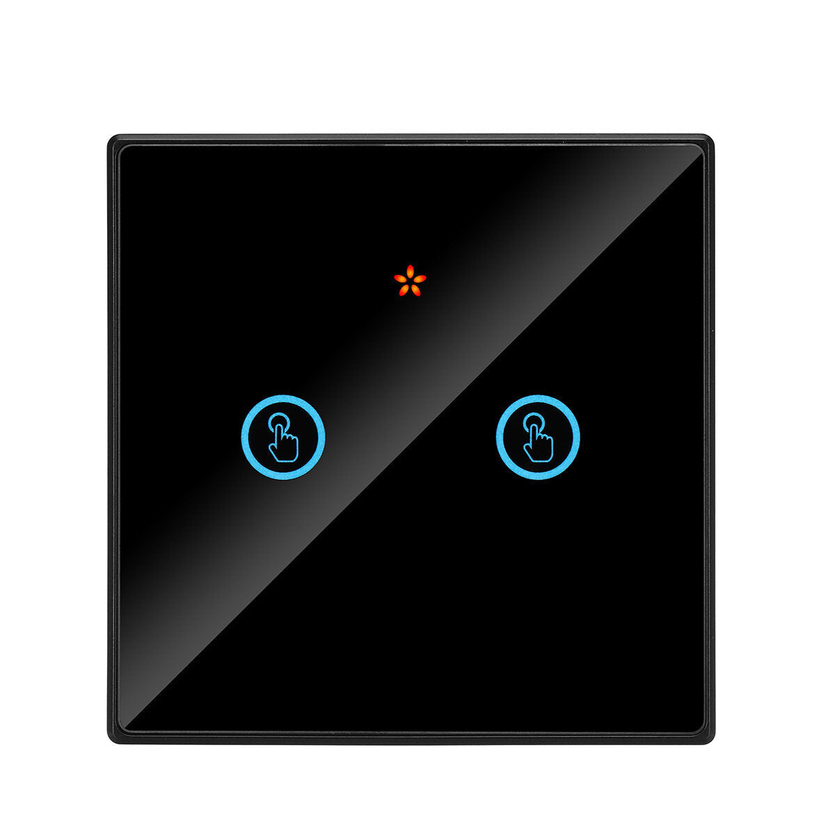 Smart WIFI Crystal Glass Panel Switch Light Touch Screen Wall Decoration 1/2 Gang