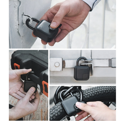 Smart Fingerprint Lock Keys Padlock Door Motorcycle Anti-theft Lock Bike Bicycle Lock
