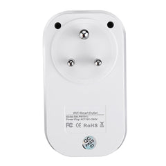 IND Standard Smart Socket Work With Amazon Alexa Voice Control WiFi Smart Socket For South Africa India 240V 10A