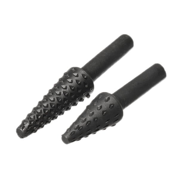5Pcs 6mm Round Shank Rotary Rasp Set Wood Working Grinding Drill Bits File Cutter