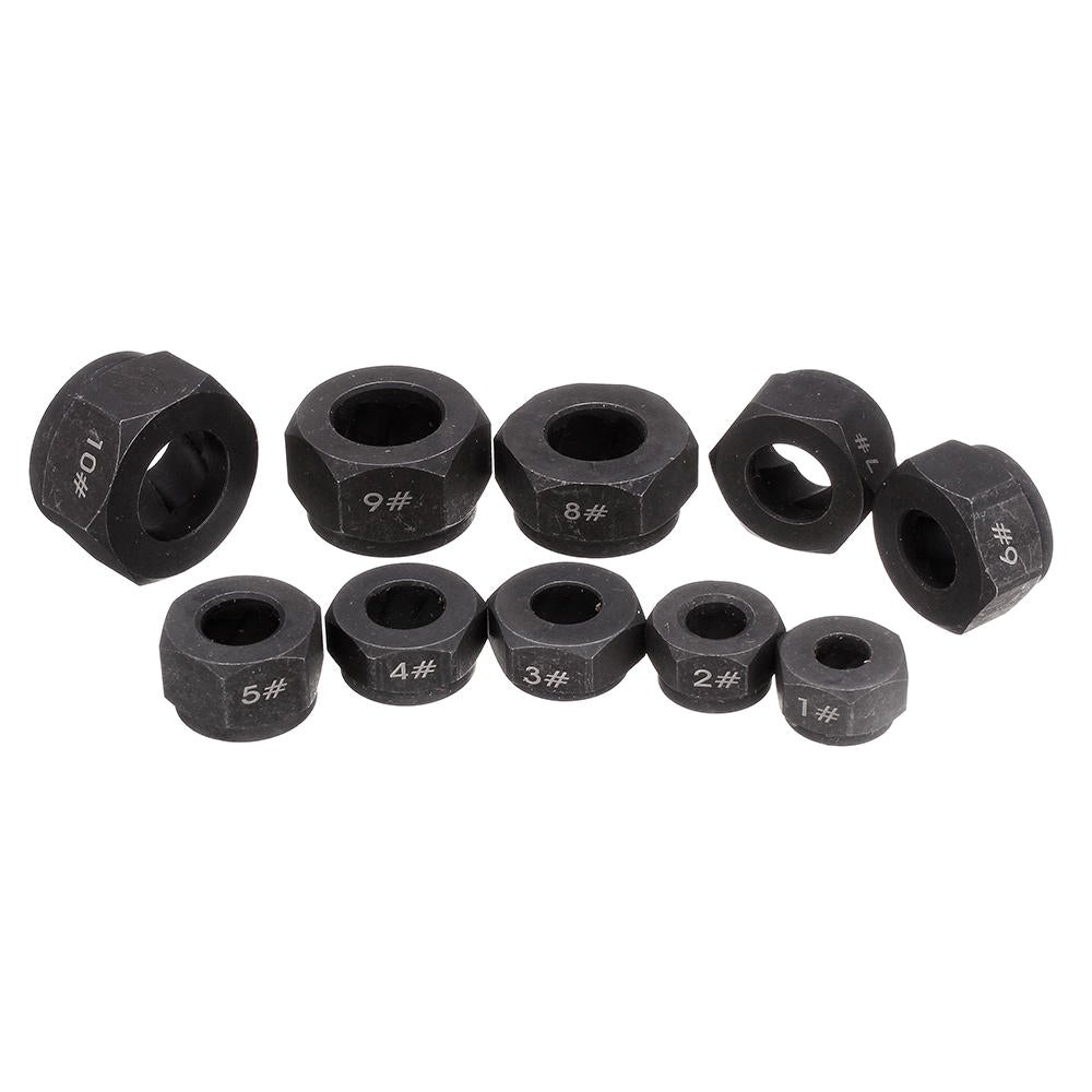 10Pcs Impact Low Profile Damaged Bolt Nut Extractor Remover Socket Tool Set Bolt Nut Screw Removal Socket Wrench