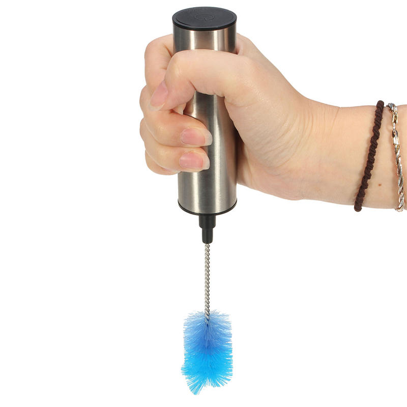 Egg Beater Milk Frother Stainless Steel Coil Tea Coffee Foaming Maker Brush Head Electric Blender