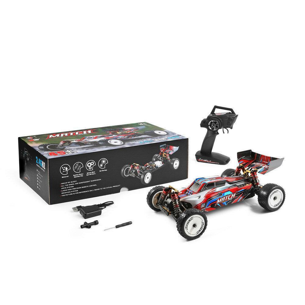 RTR Upgraded 7.4V 2600mAh RC Car 1/10 2.4G 4WD 45km/h Metal Chassis Vehicles Models Toys