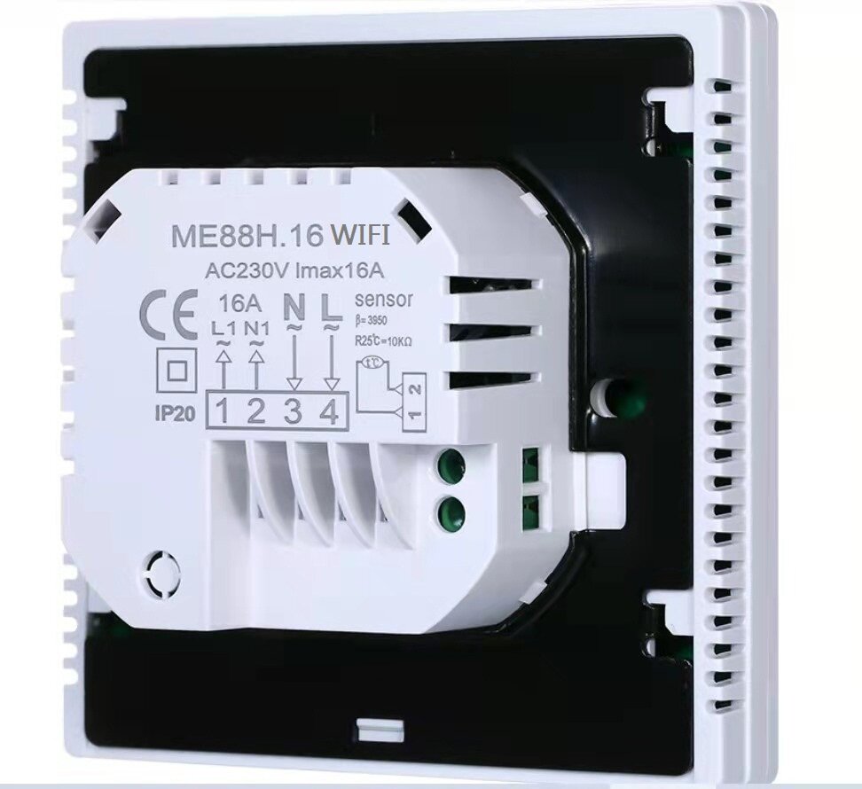 Electricity Floor Heating Thermostat Tuya WiFi Remote Control Programmable Temperature Controller Works With Alexa And Google Home
