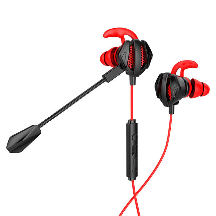 Noise Cancelling 3D Stereo In-ear Wired Control Earphone Headset Bass Gaming Earbuds with Dual mic for iPad huawei