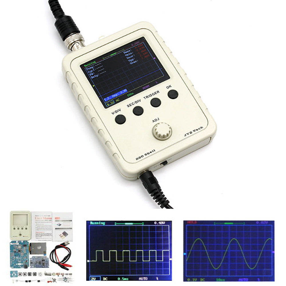 DIY Digital Oscilloscope Unassembled Kit With Housing