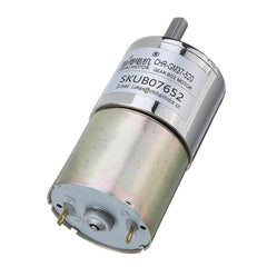 DC Motor 12V 1:150 52rpm Permanent Magnet Carbon Brush Reduction Gear Motor
