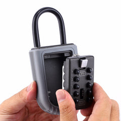Wall Mounted Waterproof Key Lock Box With 10-Digit Push Button Combination