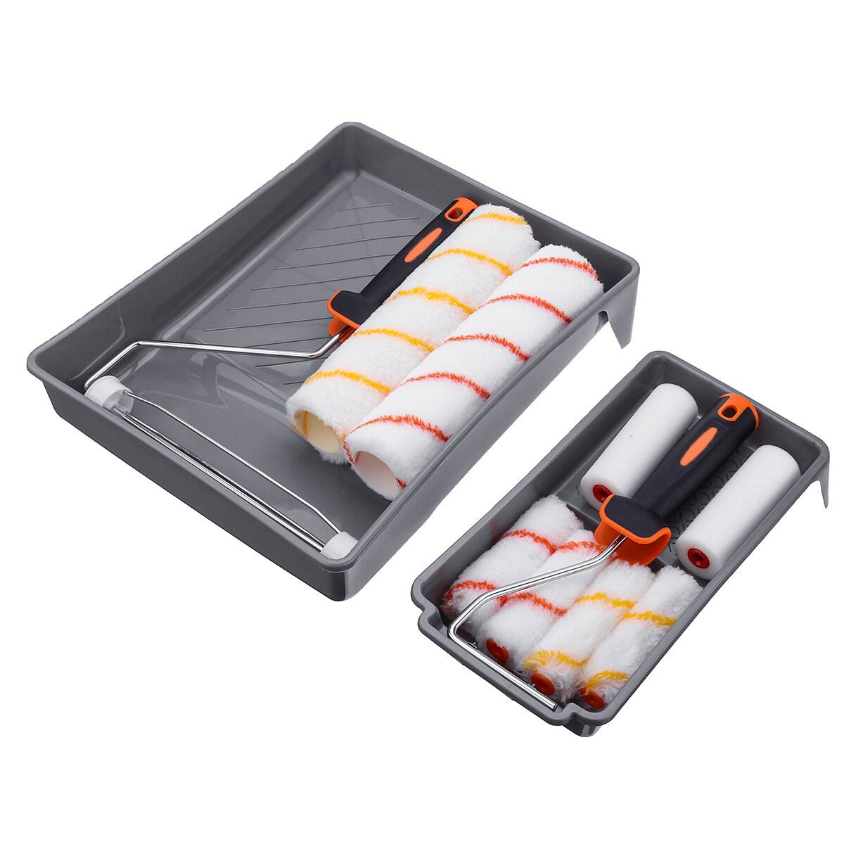4/8Pcs Paint Roller Kit Painting Runner Brush Home Club Scene Decoration