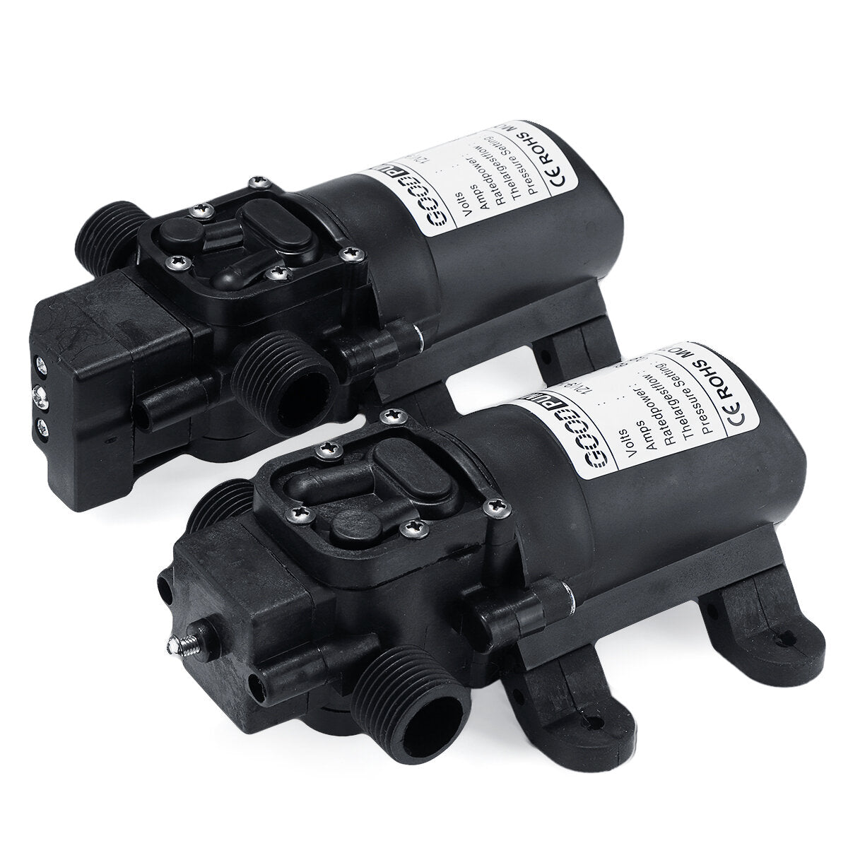 12V 72W Water Diaphragm Pump 6L 20mm High Pressure Automatic Diaphragm Water Pump Self Priming Sprayer Marine Pump