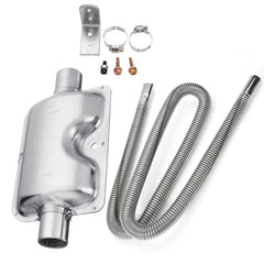 1.5m Exhaust Pipe + Silencer + Clamp + Bracket For Auto Parking Air Diesel Heater