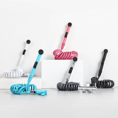 ABS Bathroom Handheld Bidet Sprayer Portable Toilet Shower Head Set Personal Hygiene w/ 3m PC Retractable Hose