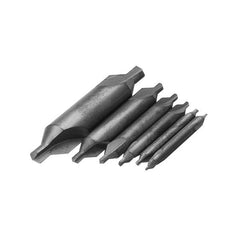 6pcs 1/1.5/2/2.5/3/5mm Nitride Center Drills 60 Degree HSS Countersink Drill
