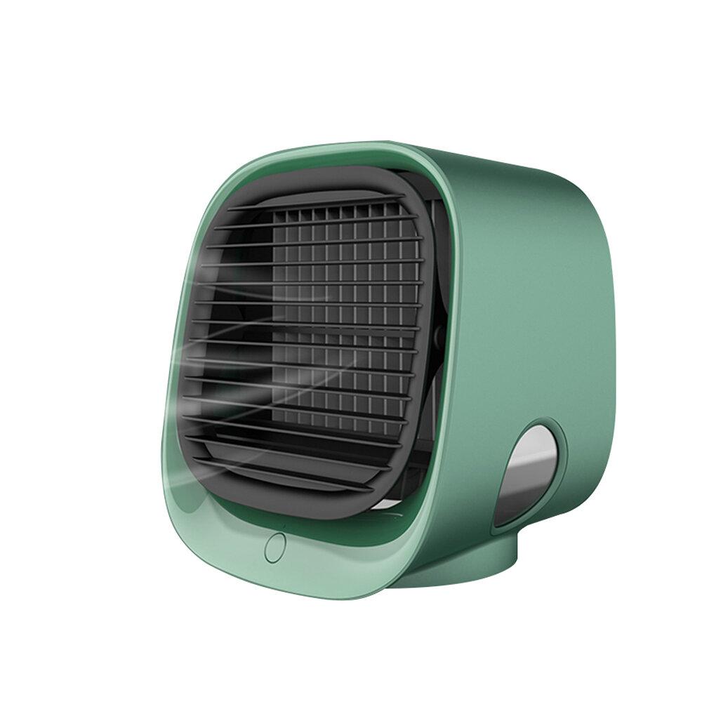 Portable Desktop Air Conditioner USB Mini Air Cooling Fan Three Mode 300ml Water Capacity for Office Home