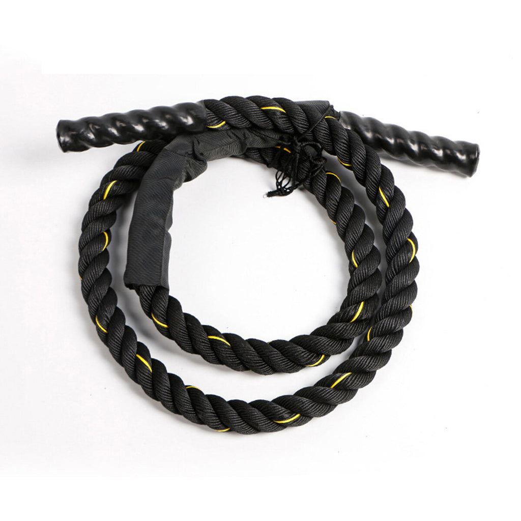 2.8M/3M Fitness Heavy Jump Rope 25mm Diameter Weighted Battle Skipping Ropes Powerful Strength Training Ropes