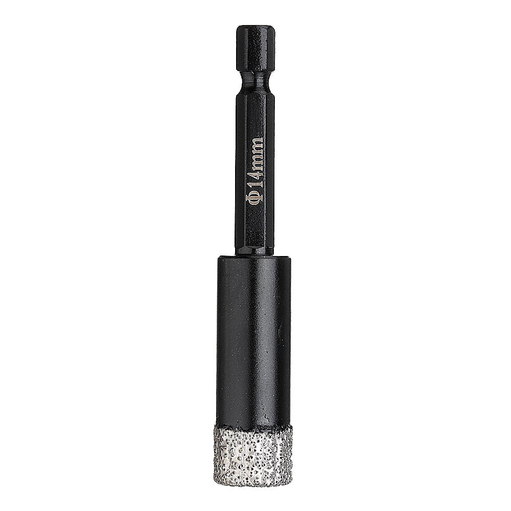 6-14mm Vaccum Brazed Diamond Dry Drill Bits Hole Saw Cutter for Granite Marble Ceramic Tile Glass Dry Cutting