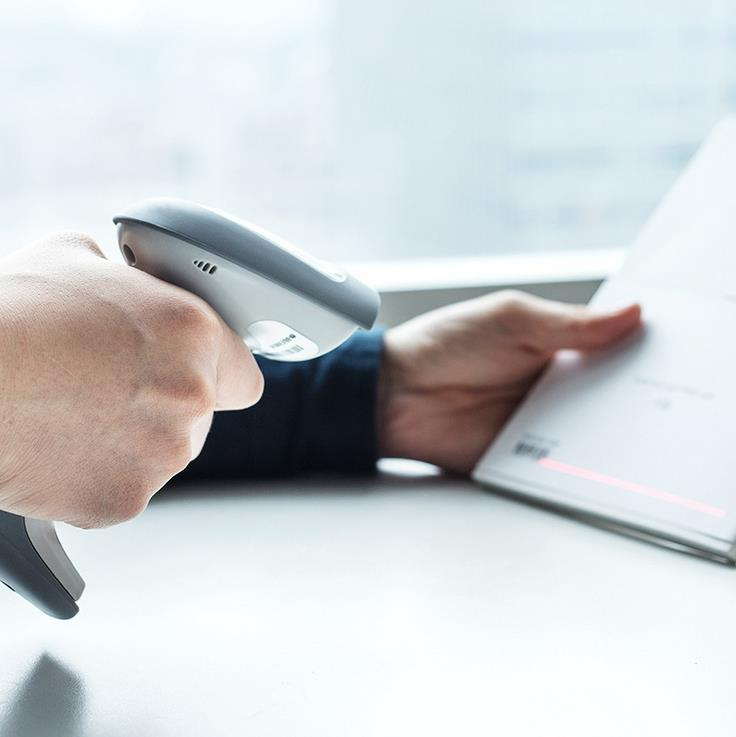 Wireless BarCode Scanner USB 32 Bits One Dimensional ABS Code Scanner
