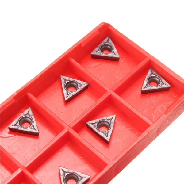 10pcs Triangle Carbide Inserts Lathe Turning Tool Holder Inserts