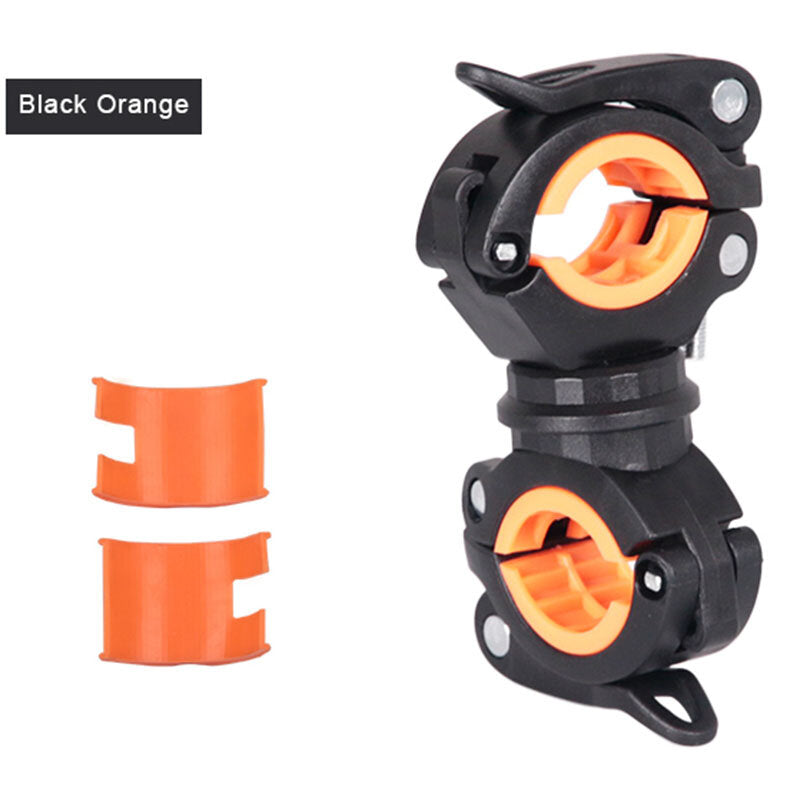 360 Angle Rotation Bike Flashlight Mount Holder Clip Multifunction Light Stand Fixing Stand