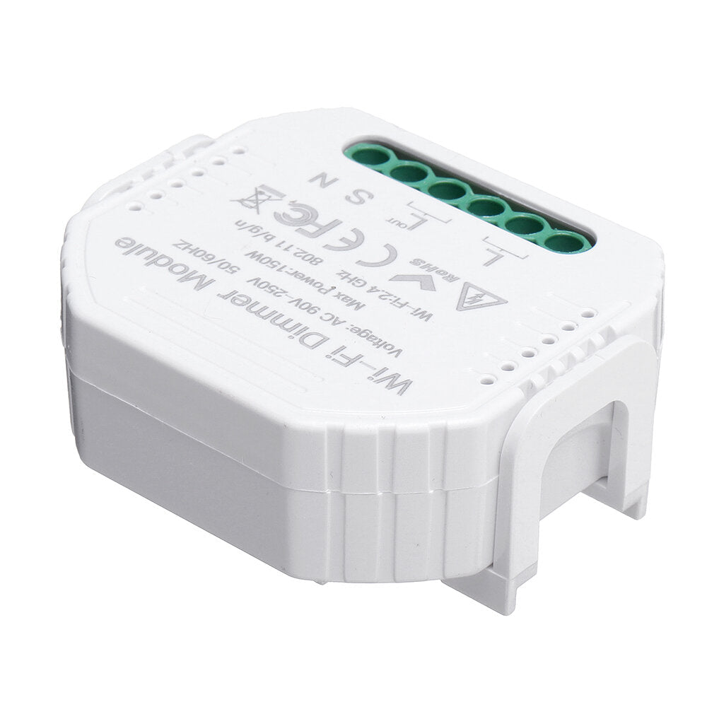 DIY Smart WiFi Light LED Dimmer Switch Smart Life/Tuya APP Remote Control 1 Way Switch Works With Alexa Google Home
