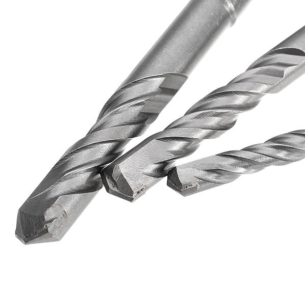 3Pcs 6mm 8mm 10mm Electric Hammer Drill Bit Set 110mm Carbide Tip SDS Plus Shank Concrete Bits