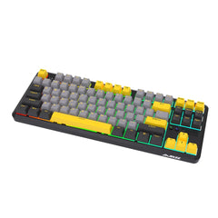 87 Keys 3 Mode Bluetooth Gaming Mechanical Keyboard RGB Backlit Wireless Keyboards Hot Swappable Ergonomic for Win/MacOS/iOS/Andriod