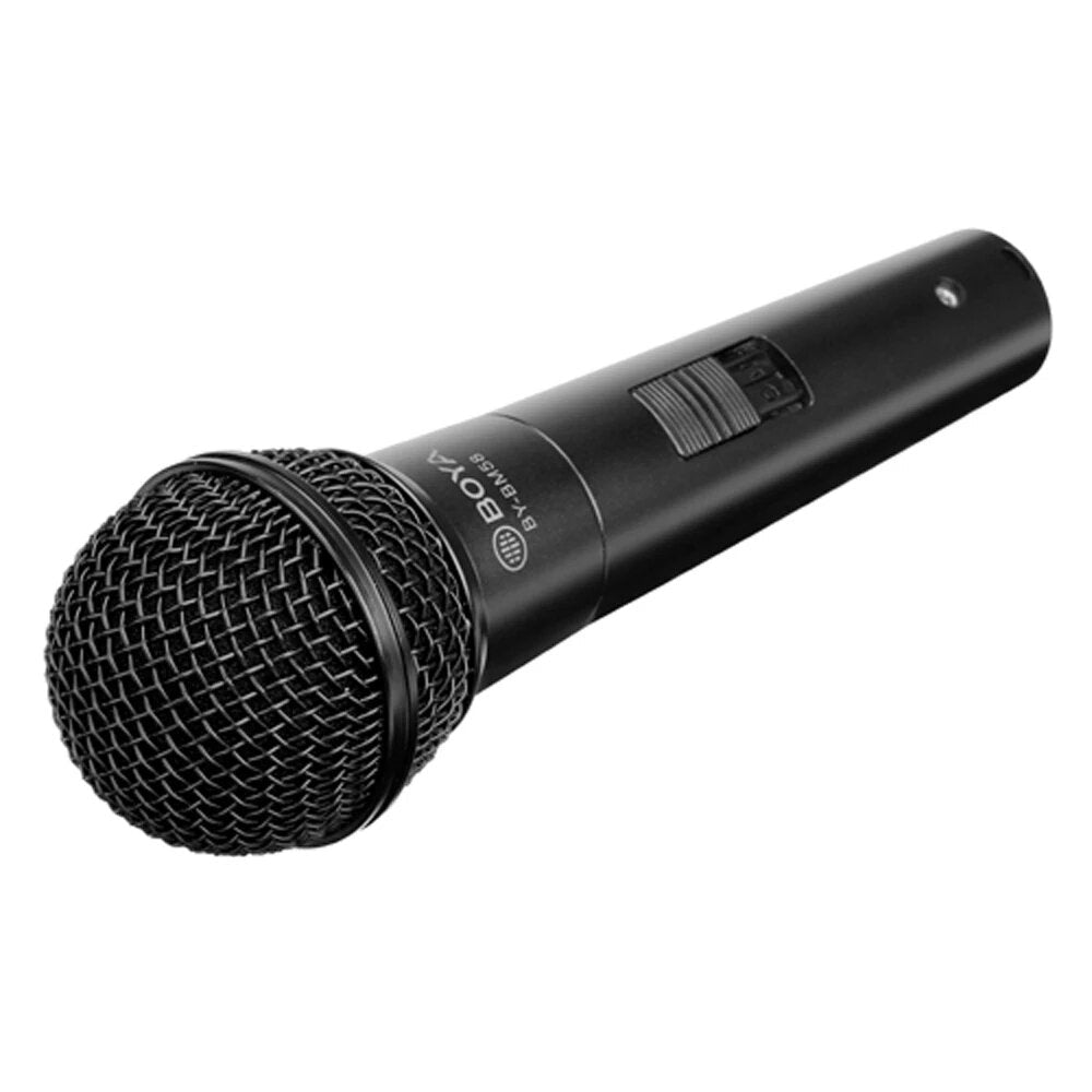 Cardioid Dynamic Vocal Microphone 6.35mm Output for Sperker Amplifier DVD Audio Mixer PC Speech Theater Live Singing Stage