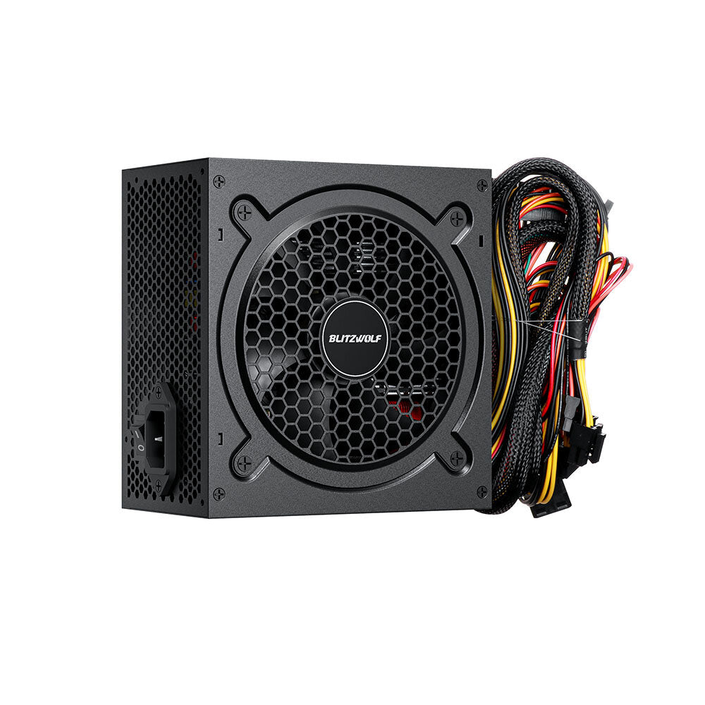 White Power Supply 400W/600W PC ATX 80PLUS Certified With 7 Prevention Technology Wide Range Voltage Heat Dissipation Multiple Protection