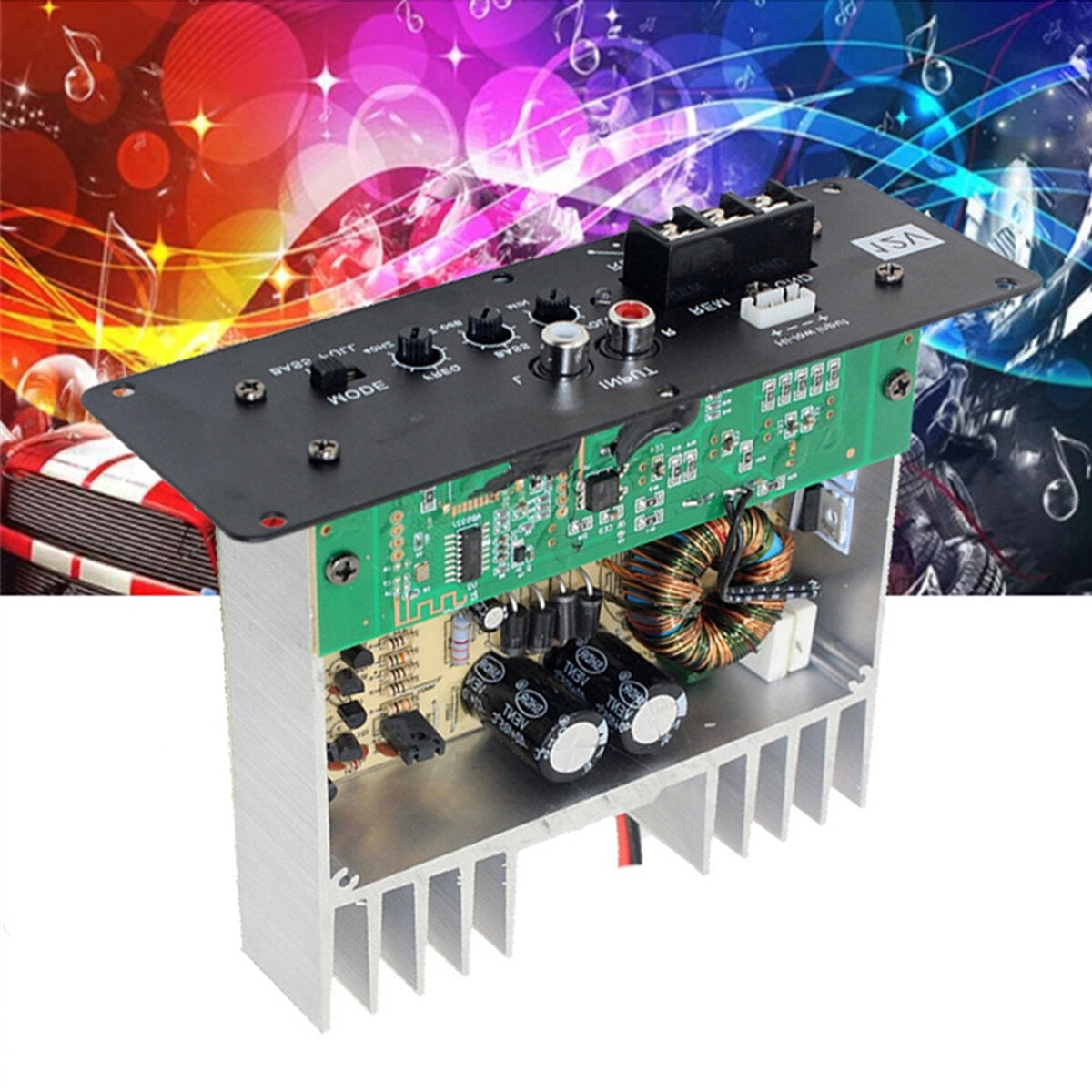 Full Tone Pure Bass Car Subwoofer Core Car Amplifier Board 12V/80W High Power Subwoofer Amplifier