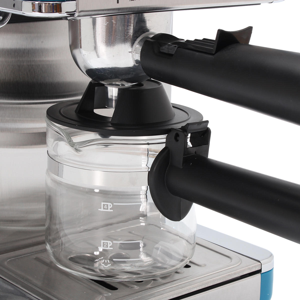 Stainless Steel Kitchen Steam Espresso Cappuccino Latte Coffee Maker Machine