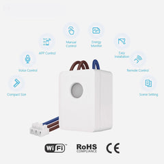 Smart Switch Universal Wireless Switch WiFi Wireless Remote Control Switch Timer Controller DIY Home Automation Works With Alexa Google Home
