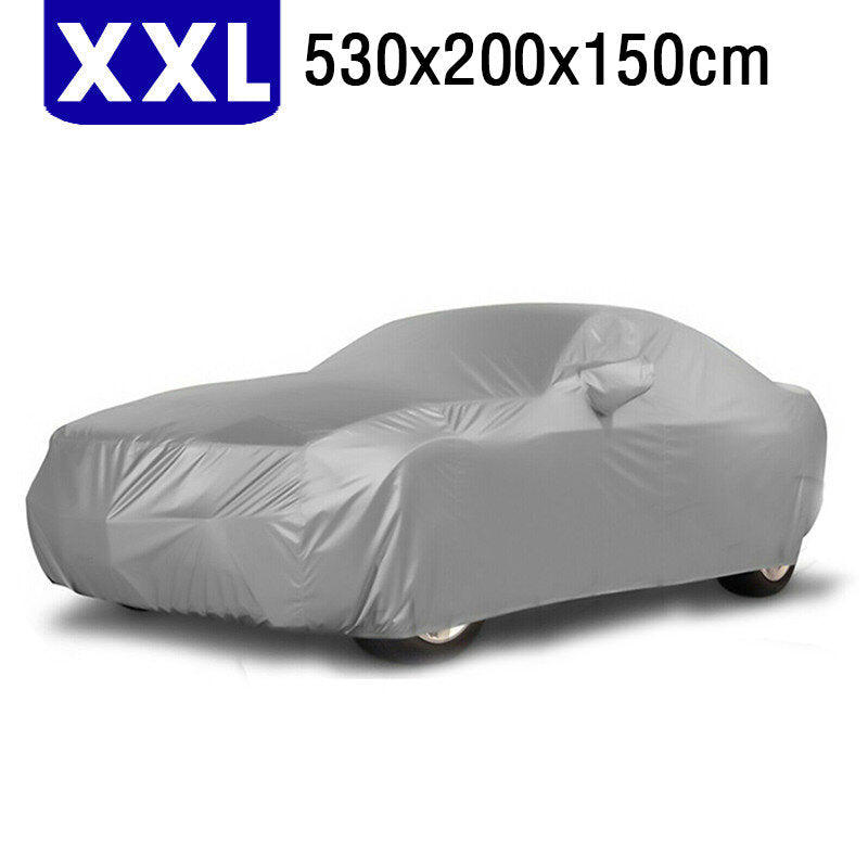Universal Car Cover Outdoor Auto All-Weather Waterproof UV Heat Dust Protection