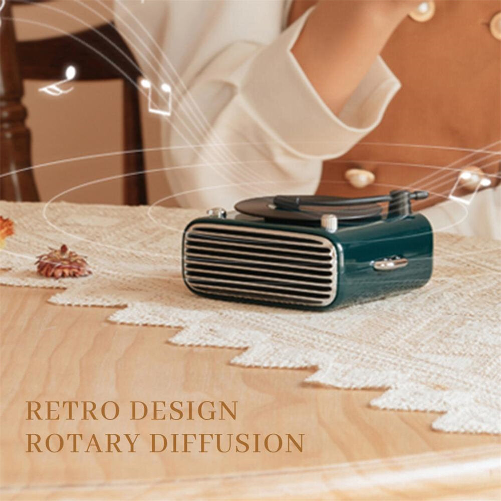 Wireless Speaker 6D Surround Sound Bluetooth 5.0 Record Aroma Diffuser Subwoofer AUX TF Card Player with 1000mAh Battery