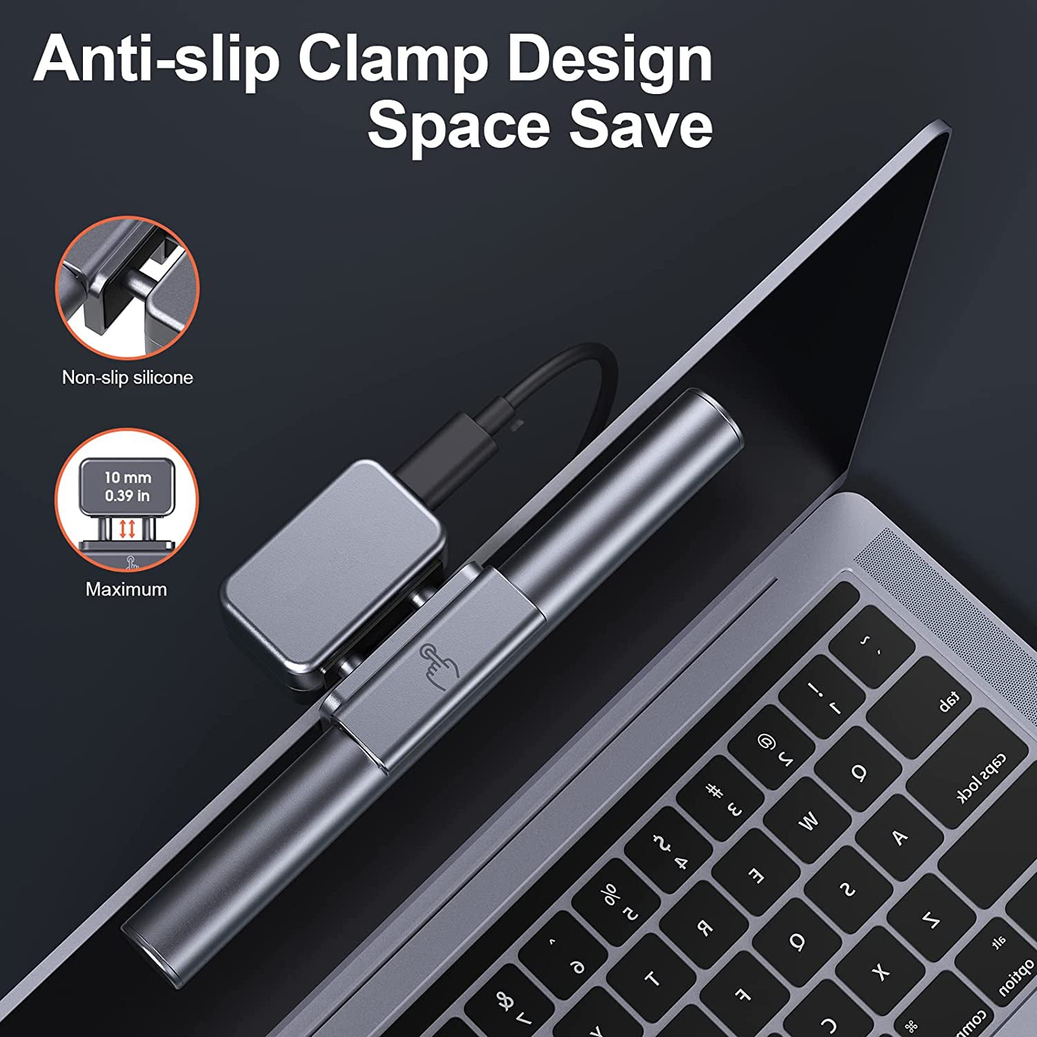 Laptop Monitor Light Bar Touch Control USB Powered Screen Bar Adjustable Brightness/Color Temperatureg for Laptop