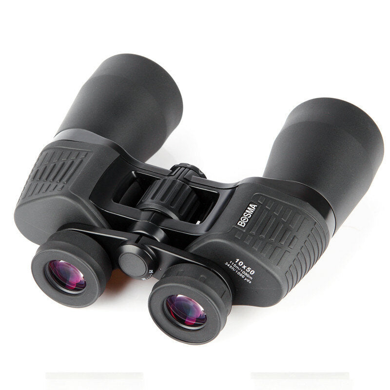 10x50 Binocular Magnification Zoom Professional BAK4 Lens Telescope Outdoor Camping Travel