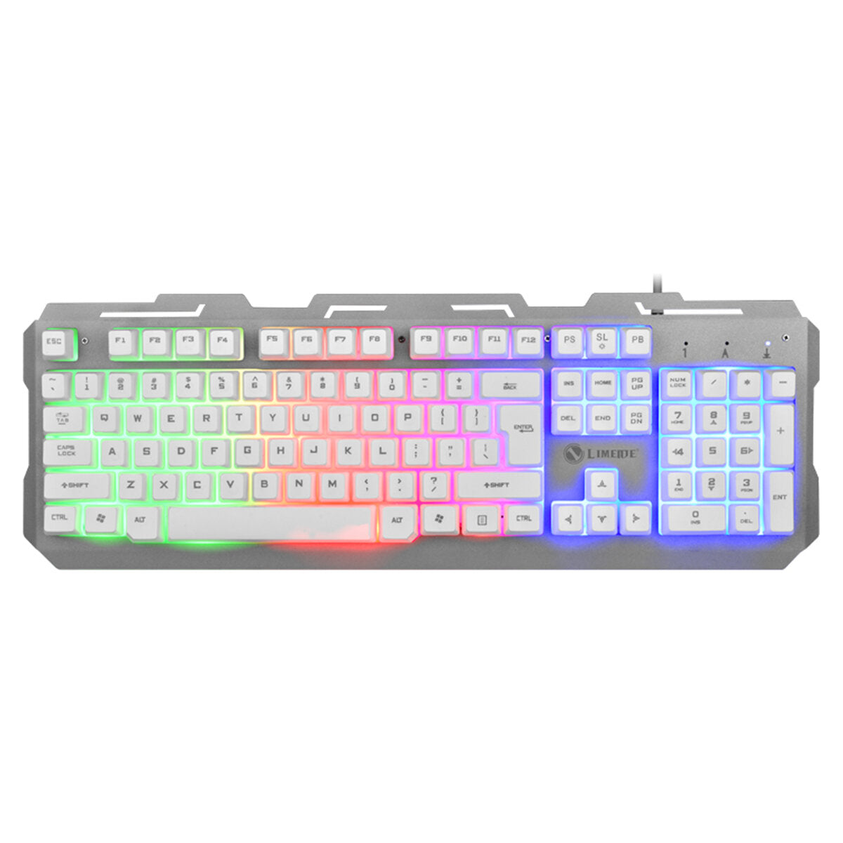 104 Key USB Wired Gaming Keyboard and Mouse Set Waterproof LED Multi-Colored Changing Backlight Mouse For PS3/Xbox Computer Desktop Notebook