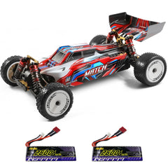 RTR Two/Three Upgraded 2600mAh RC Car 1/10 2.4G 4WD 45km/h Metal Chassis Vehicles Models Toys
