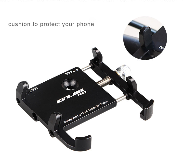 Anti-Slip Universal Bicycle 3.5-6.2inch Aluminium Alloy Bike Holder Handle Phone