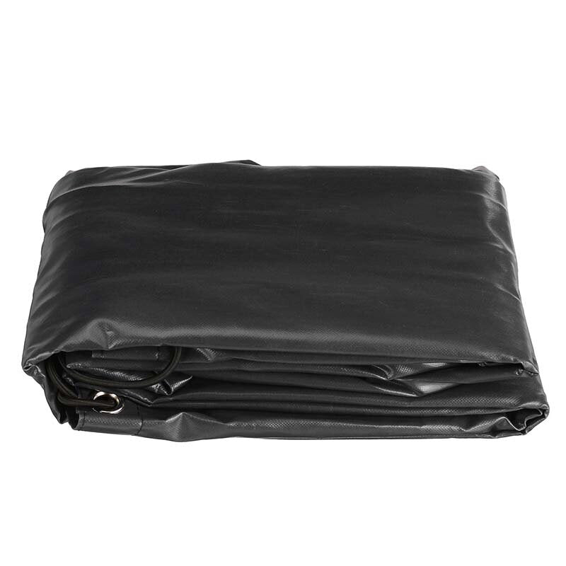 600D Trailer Cover Heavy Duty PVC Waterproof Windproof Dust Protector With Rubber Belt 120-140 cm