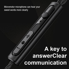 Wired 3.5mm Earphones Transparent In-Ear Earbuds Subwoofer Stereo Bass Earphone Noise Reduction Sport Headset with Microphone